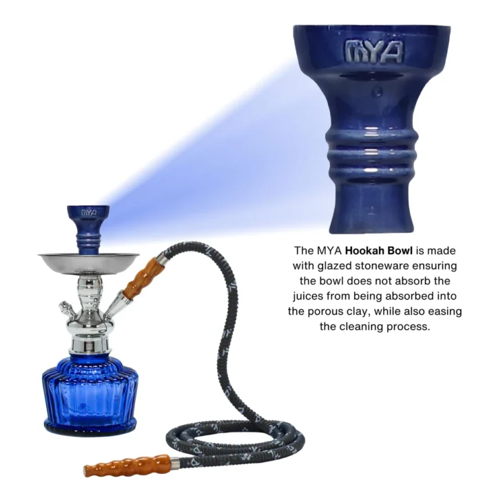 MYA-QT 263-100 Hookah-Dark blue