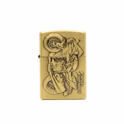 Fast & Furious branded Gold Lighter after close