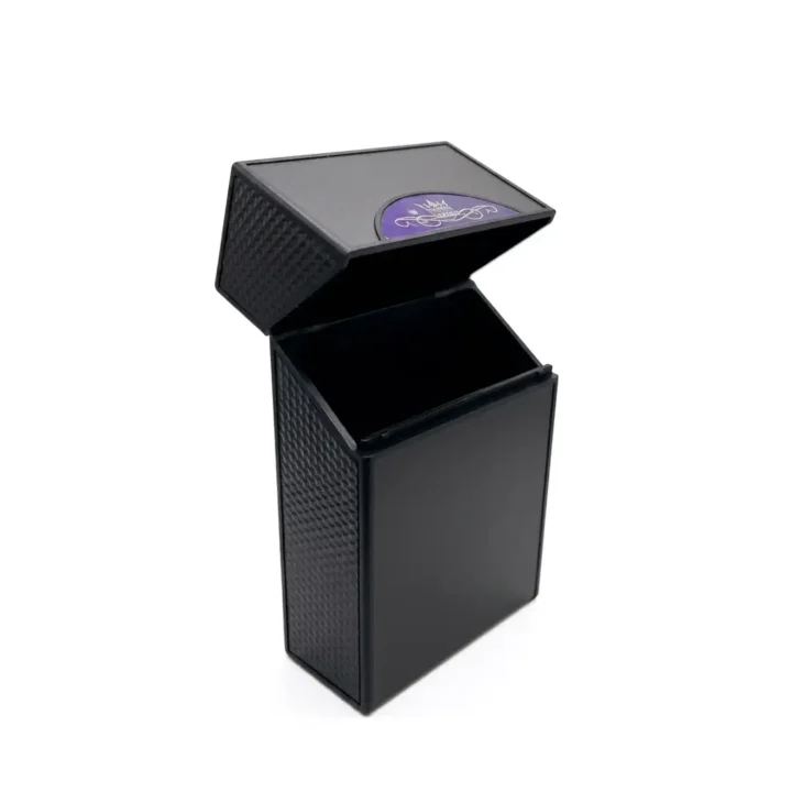 Classic Black Plastic Cigarette Holder Case