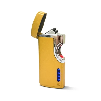Dual Arc Plasma Lighter with Battery Indicator - USB Rechargeable