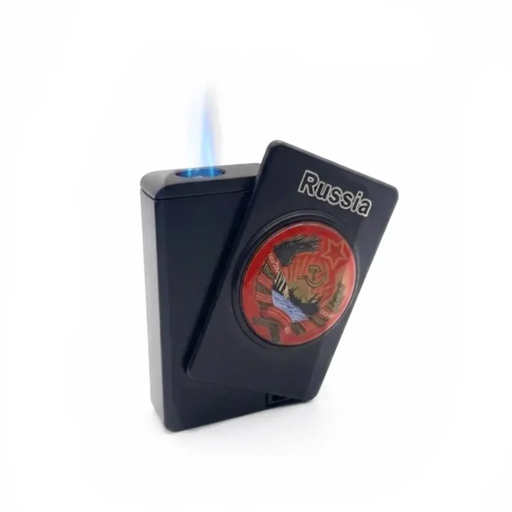 Russia Slide Flame Windproof Lighter flame Russia Slide Flame Windproof Lighter flame
