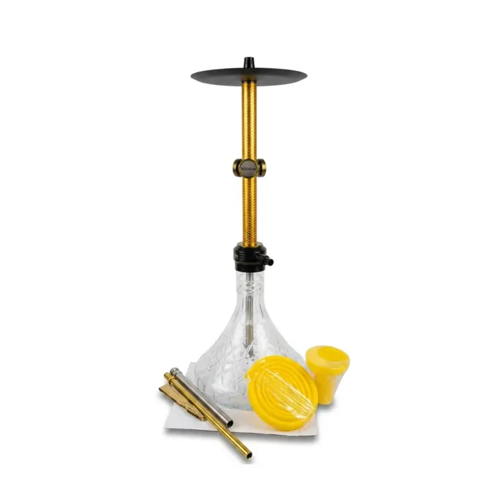 Russian Style Hookah with Glass Base & Silicone Hose