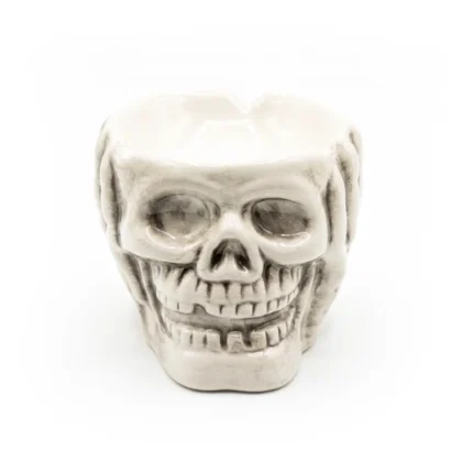 Skull Design Ceramic Cigarette Ashtray