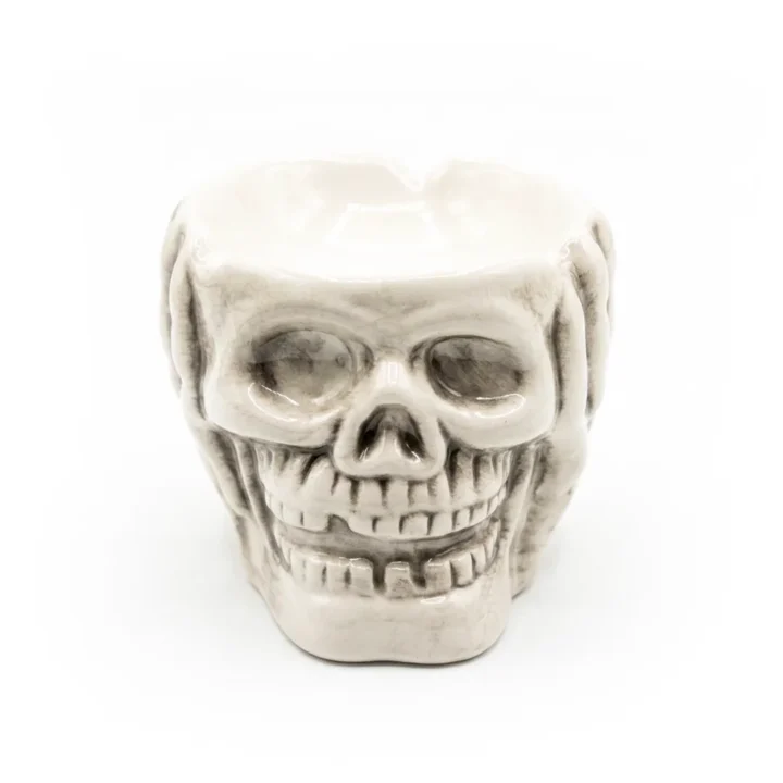 Skull Design Ceramic Cigarette Ashtray
