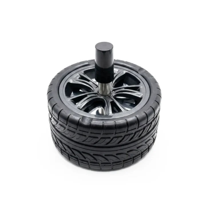 Tire Design Push-Down Smokeless Cigarette Ashtray