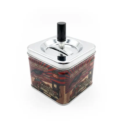 Vintage Push-Down Smokeless Cigarette Ashtray